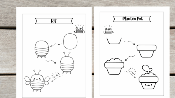 Hoe teken je – Dieren & Figuren Stap-voor-Stap (PDF, Direct Download) - Afbeelding 2