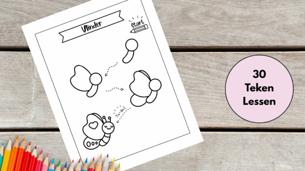 Hoe teken je – Dieren & Figuren Stap-voor-Stap (PDF, Direct Download)