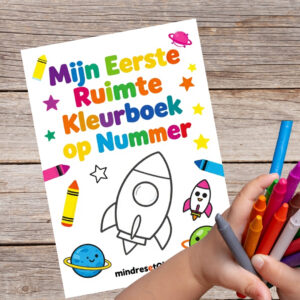 Mijn Eerste Ruimte Kleurboek op Nummer (PDF)