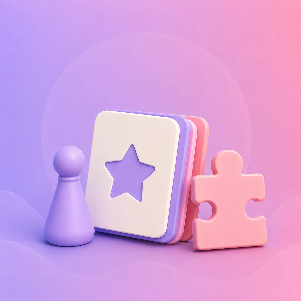 Spelelementen voor de spelletjes van Mindreset