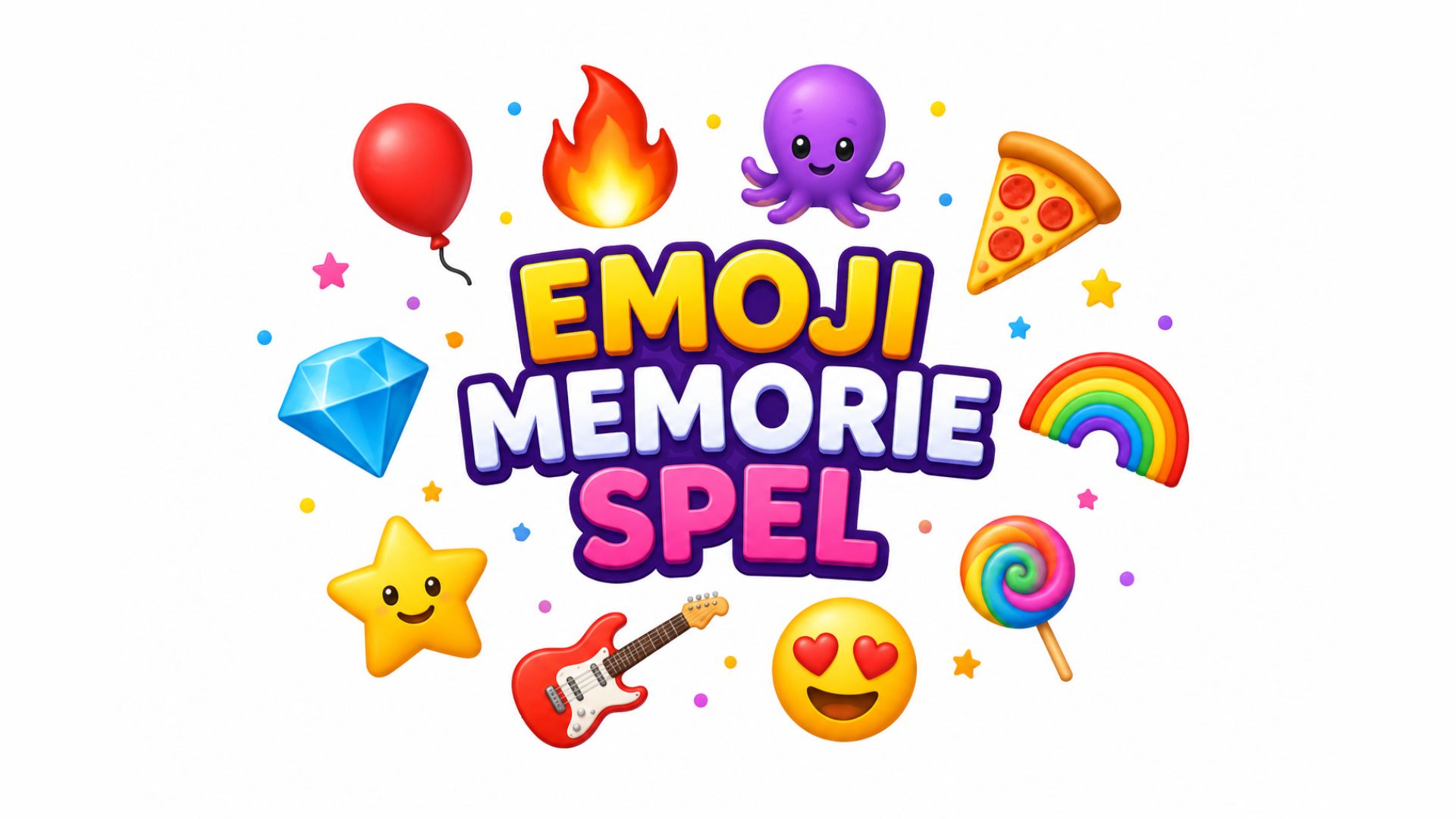 Emoji Memoryspel: vind jij alle paren?